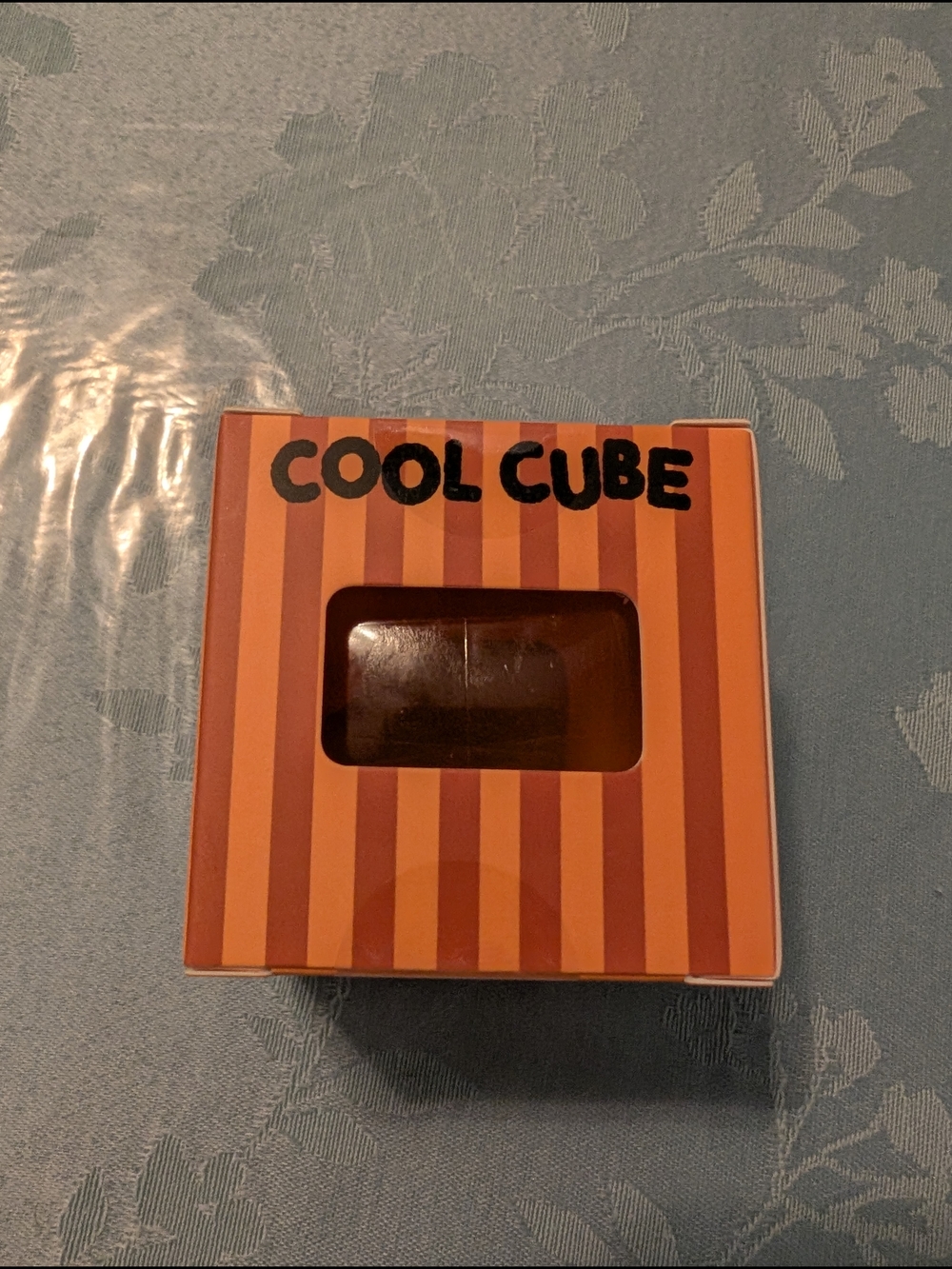 Cool Cube Orange Striped Box